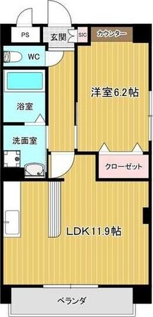 シュティーク　八社の物件間取画像